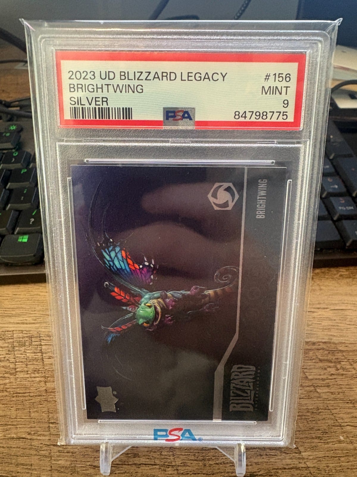 2023 Upper Deck Blizzard Legacy  - #156 - Brightwing - Silver - PSA 9, photo