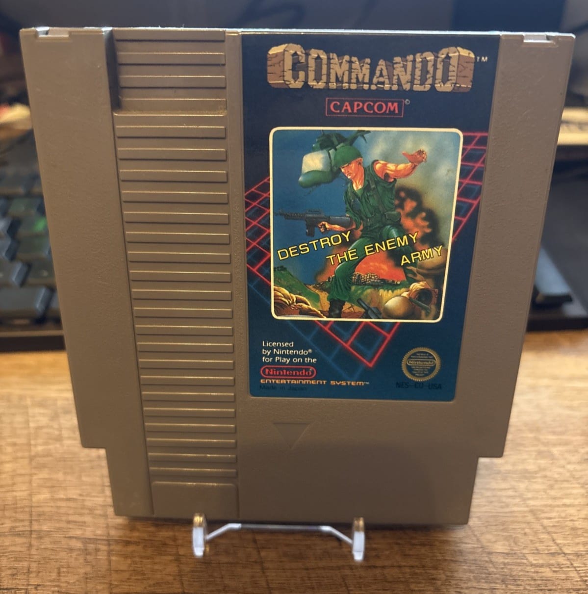 Commando (Nintendo NES, 1988) CART ONLY! TESTED & CLEANED!, photo
