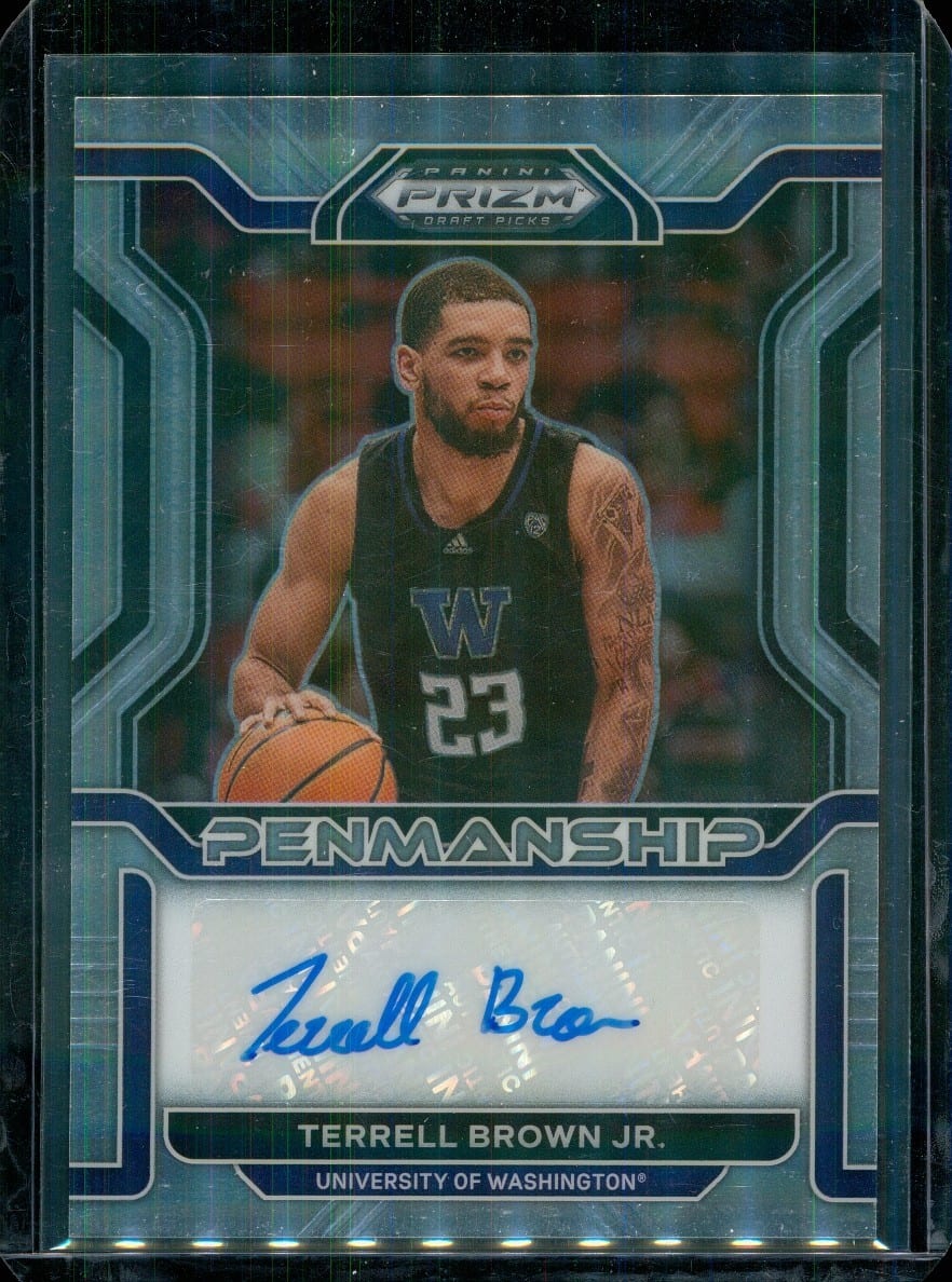 2022-23 Panini Prizm Draft Picks - College Penmanship Terrell Brown Jr. #CP-TBJ, photo