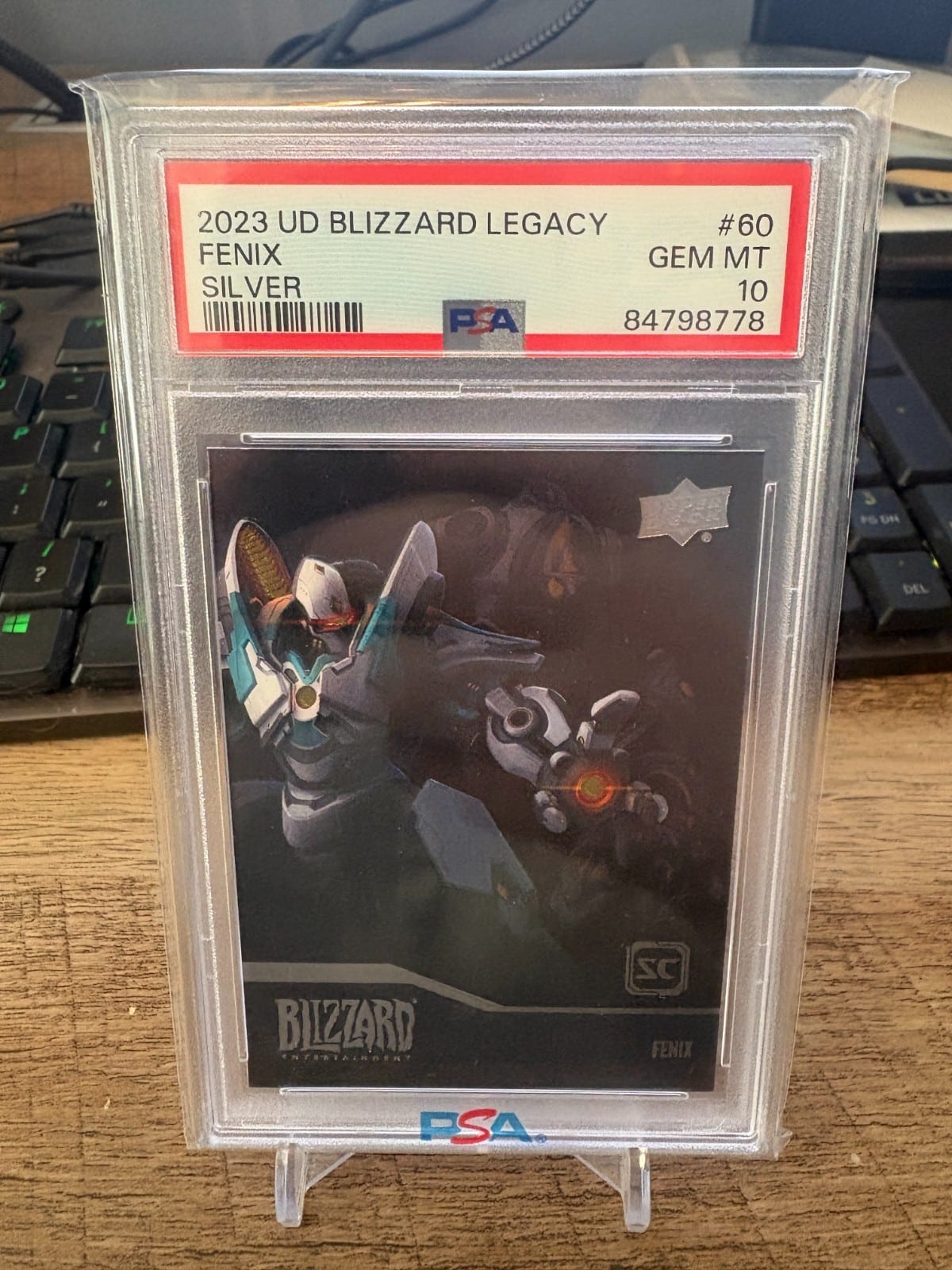 2023 Upper Deck Blizzard Legacy - #60 Fenix - Silver - StarCraft - PSA 10, photo