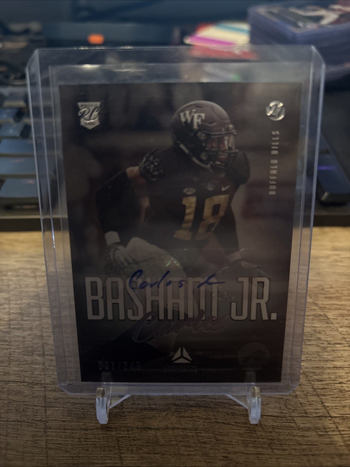 2021 Panini Luminance #196 Carlos Basham Jr. /349 Auto Rookie, photo