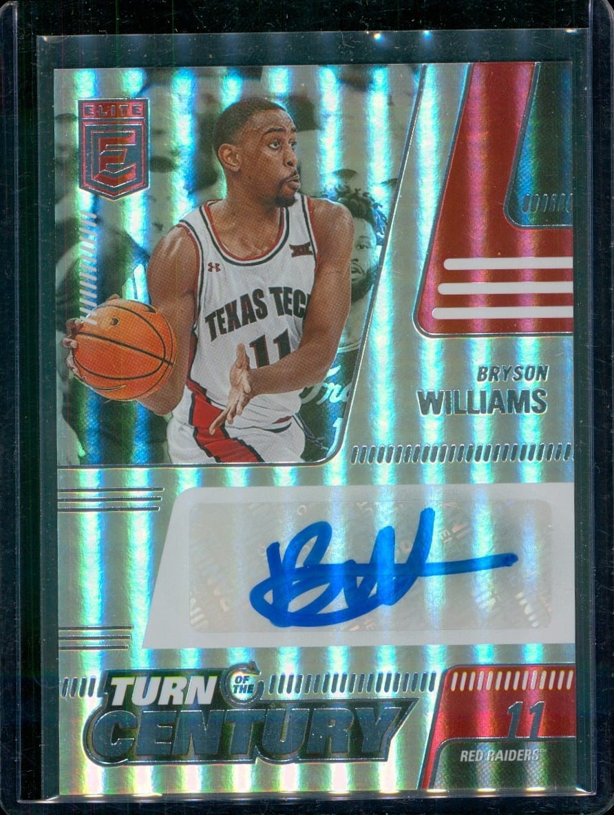 BRYSON WILLIAMS 2022-23 Panini Chronicles Elite Turn of the Century Autograph RC, photo