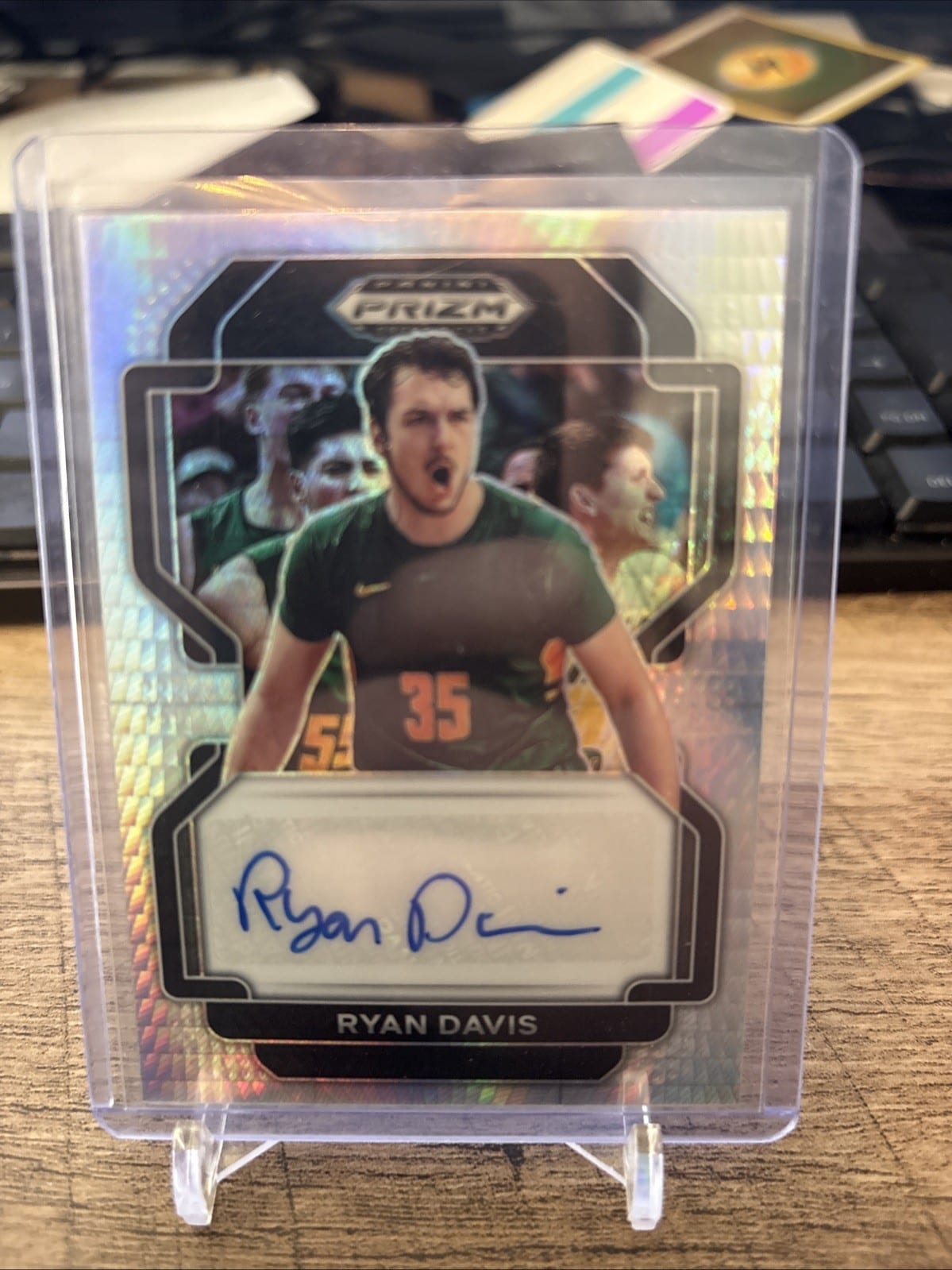 Ryan Davis 2022 Panini Prizm Draft Picks Hyper Prizms Auto SP RC, photo