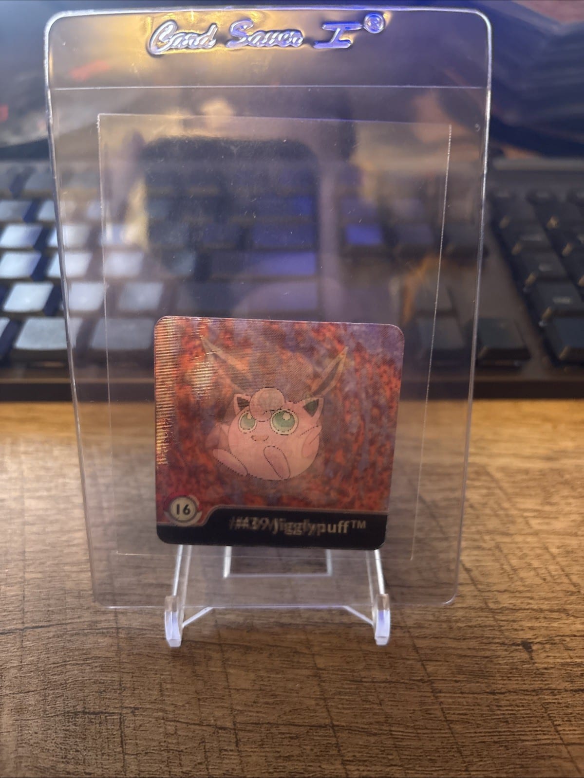 1999 Artbox Pokemon Action Flipz Series One #16 Jigglypuff and Wigglytuff, photo