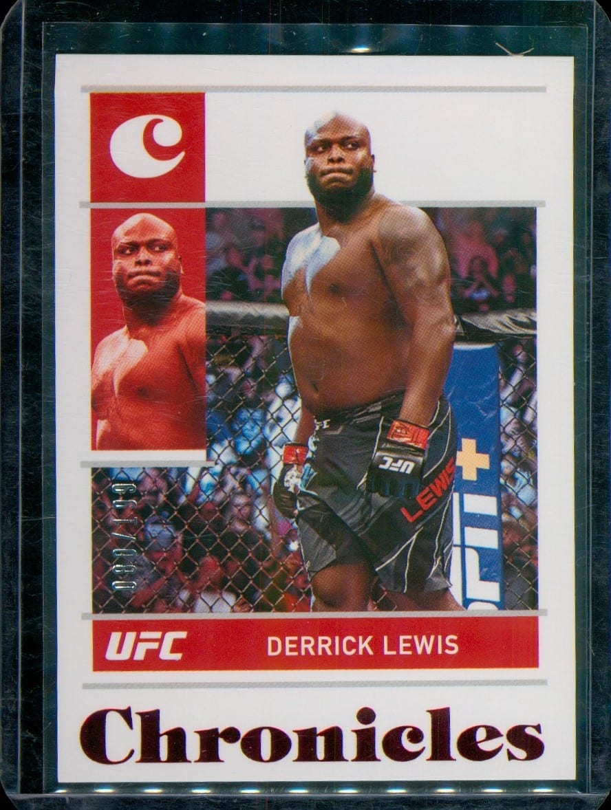 2022 Panini Chronicles UFC Red 80/199 Derrick Lewis #41, photo