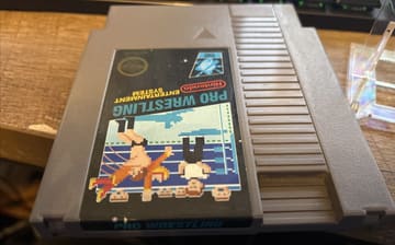 Vintage Nintendo NES Pro Wrestling Video Game, photo 3