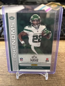 2020 Panini Optic La'Mical Perine Relic Rookie Phenoms RC New York Jets #RP-40, photo 2