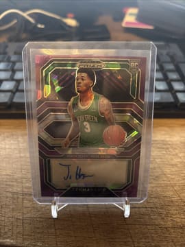 JAVION HAMLET RC /99 AUTO PURPLE ICE PRIZM DRAFT PANINI BASKETBALL 2021