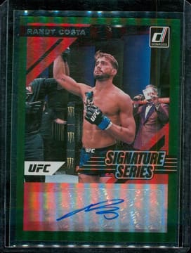 2022 Donruss UFC Signature Series Autographs Green Flood #SSRCS Randy Costa Auto