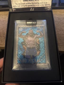 Bo Nickal x Jordan Spector Immortals Limited Edition Rookie Card 182/2178