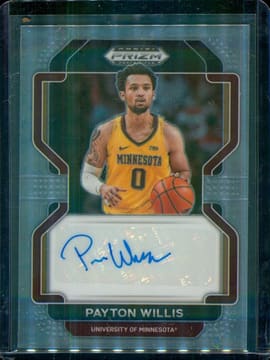 2022-23 Prizm Draft Picks Basketball Draft Picks Auto #DP-PWI Payton Willis