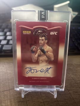2023 Panini UFC Donruss Classics Significant Signature Forrest Griffin - Red /25