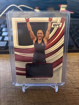 Carla Esparza 2022 Immaculate Fighter Worn Patch Red /25 #FN-CES