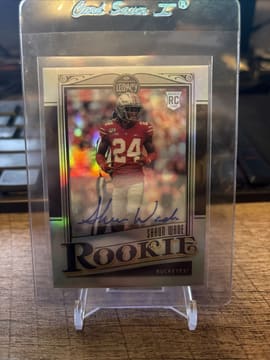 2021 Panini Legacy Rookies Premium Penmanship Silver Shaun Wade Auto RC #182