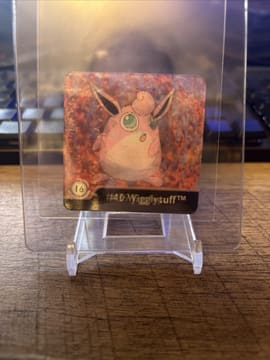 1999 Artbox Pokemon Action Flipz Series One #16 Jigglypuff and Wigglytuff, photo 2