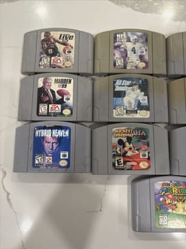 Lot Of 13 N64 Authentic Games - Tested and Working, photo 2