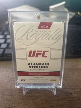 2023 Donruss UFC Aljamain Sterling Octagon Royalty Material Relic #OR-AST, photo 2