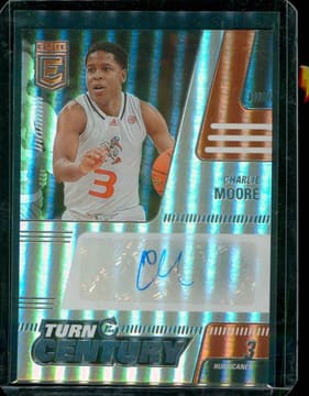 2022 Chronicles Draft Picks Charlie Moore Turn of the Century Auto #TTC-CMO