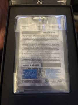 Bo Nickal x Jordan Spector Immortals Limited Edition Rookie Card 182/2178, photo 5