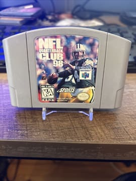 NFL Quarterback Club 98 (Nintendo 64, N64) Authentic Tested