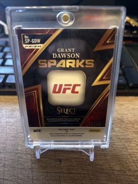 2023 Panini Select UFC Sparks Blue Prizm 10/49 Grant Dawson #SP-GDW, photo 2