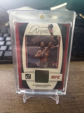 2023 Donruss UFC Aljamain Sterling Octagon Royalty Material Relic #OR-AST