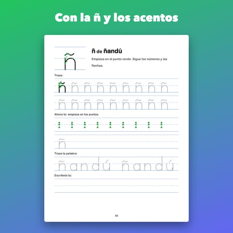 Cuaderno de caligrafía imprimible para niños de 4 a 6 años, preview 2
