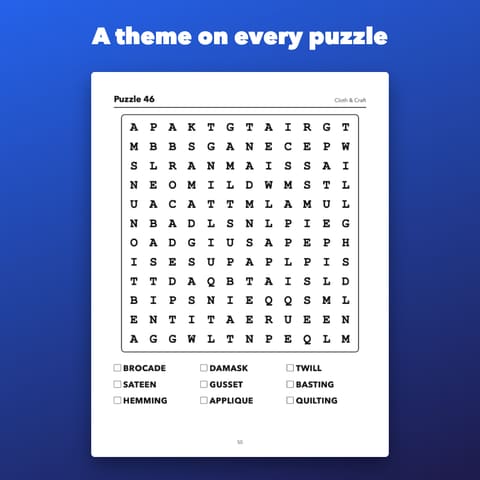 Large Print Word Search Printable for Seniors, preview 2