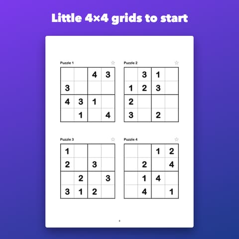 Sudoku for Kids Ages 6-10, preview 1