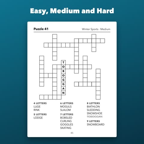 Large Print Word Fill-Ins Volume 2 Printable for Seniors, preview 2