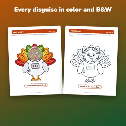 Disguise a Turkey Classroom Bundle, preview 1