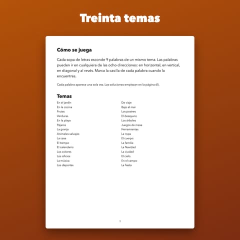 Sopa de letras en letra grande imprimible para mayores, preview 2