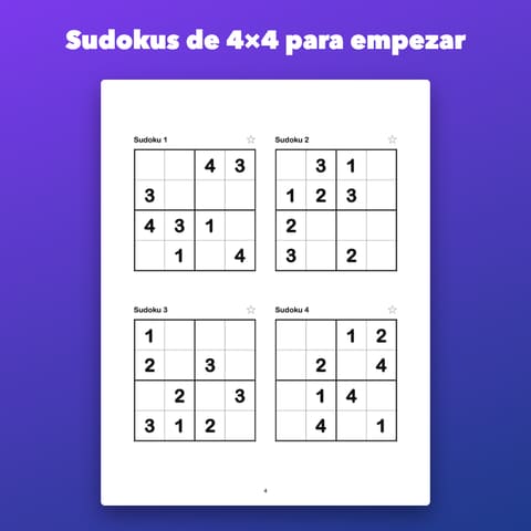 Sudoku para niños de 6 a 10 años, preview 1