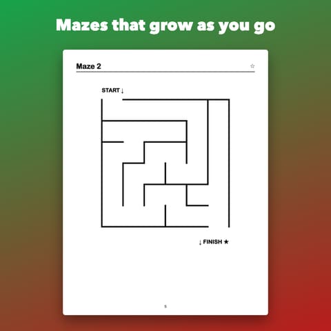 Christmas Activity Book for Kids Ages 5-8, preview 2