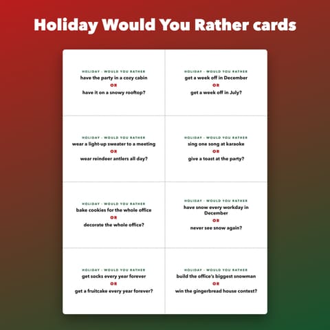Office Holiday Party Games Printable, preview 3