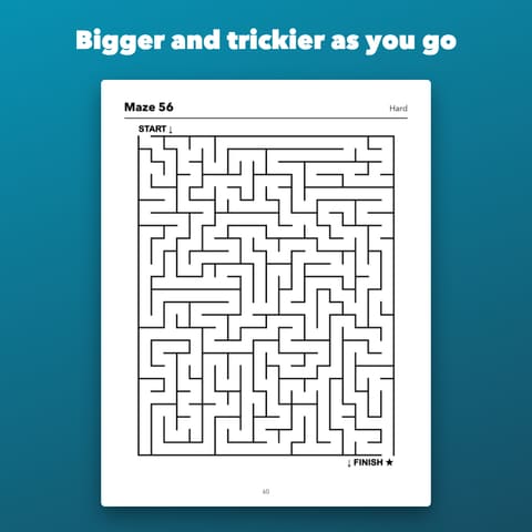 Large Print Mazes for Adults and Seniors, preview 2