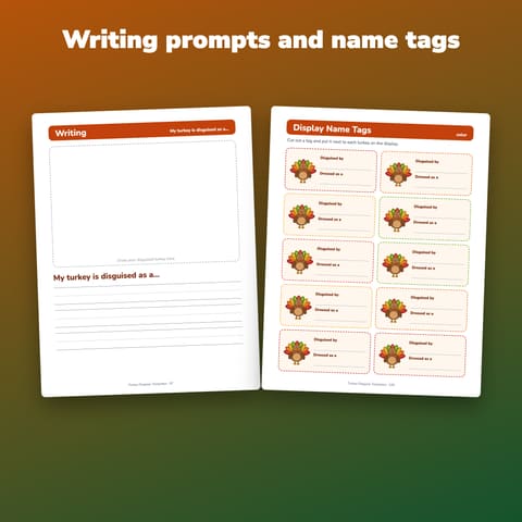 Disguise a Turkey Classroom Bundle, preview 3