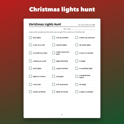 Christmas Scavenger Hunt for Kids: 2 Clue Trails and Picture Clues, preview 3