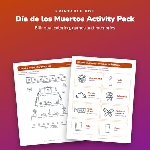 Día de los Muertos Activities, cover