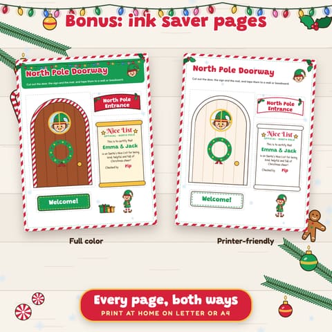 Christmas Elf Props Printable, preview 3