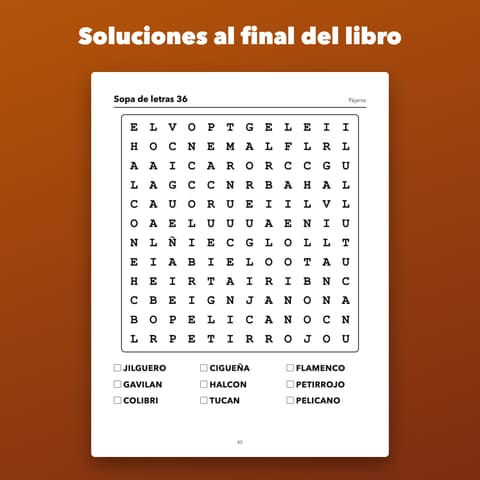 Sopa de letras en letra grande imprimible para mayores, preview 3