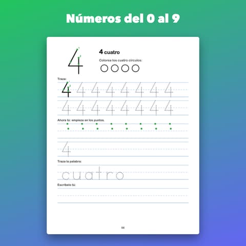 Cuaderno de caligrafía imprimible para niños de 4 a 6 años, preview 3