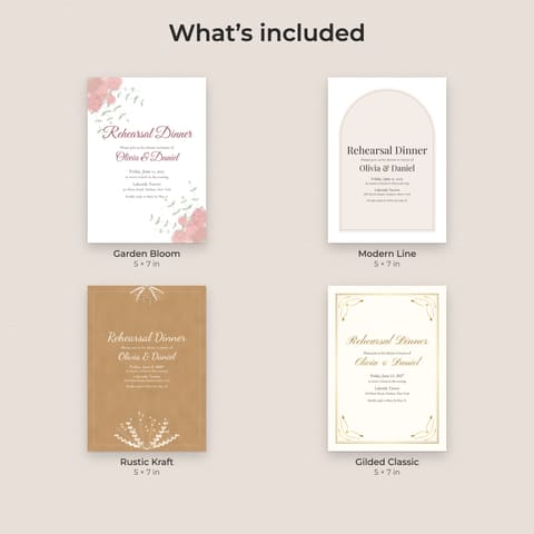 Rehearsal Dinner Invitation Template, preview 1