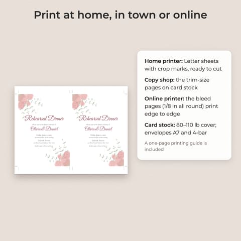 Rehearsal Dinner Invitation Template, preview 3