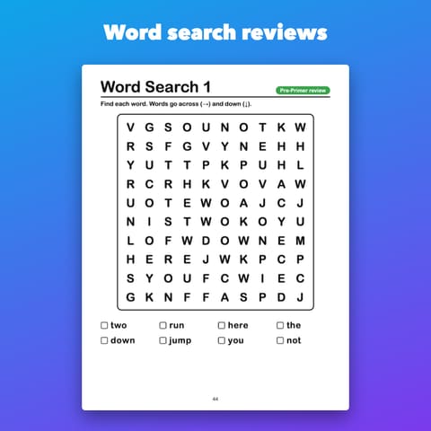 Dolch Sight Words Workbook Printable for Pre-K to 1st Grade, preview 3